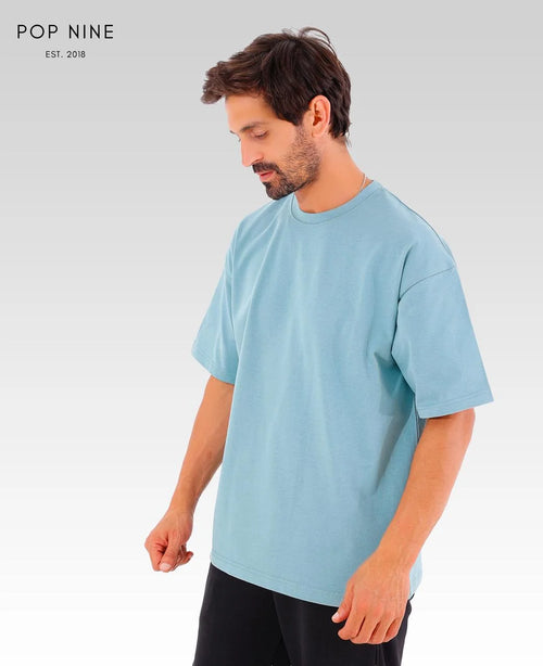 Essential Popnine Tee | Light Blue | 1