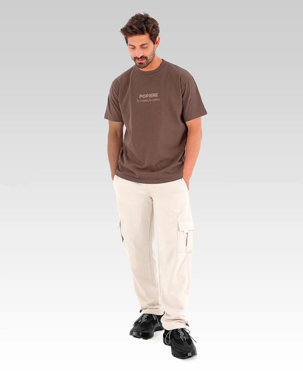 Popnine Creators Tee | Coffee Brown | 2