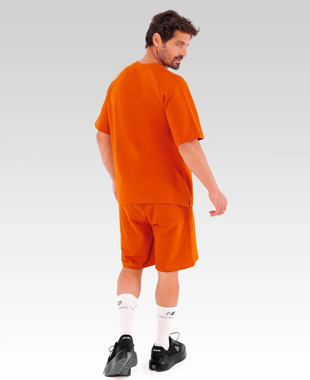 Popnine Suit Tee | Burnt Orange | 2