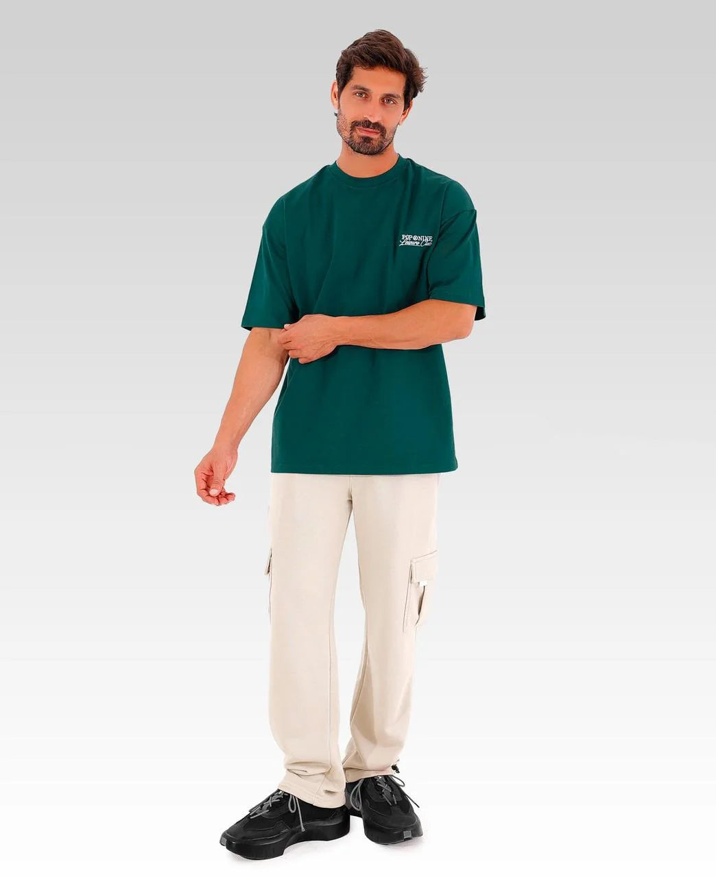 Leisure Club Tee | Pine Green | 4