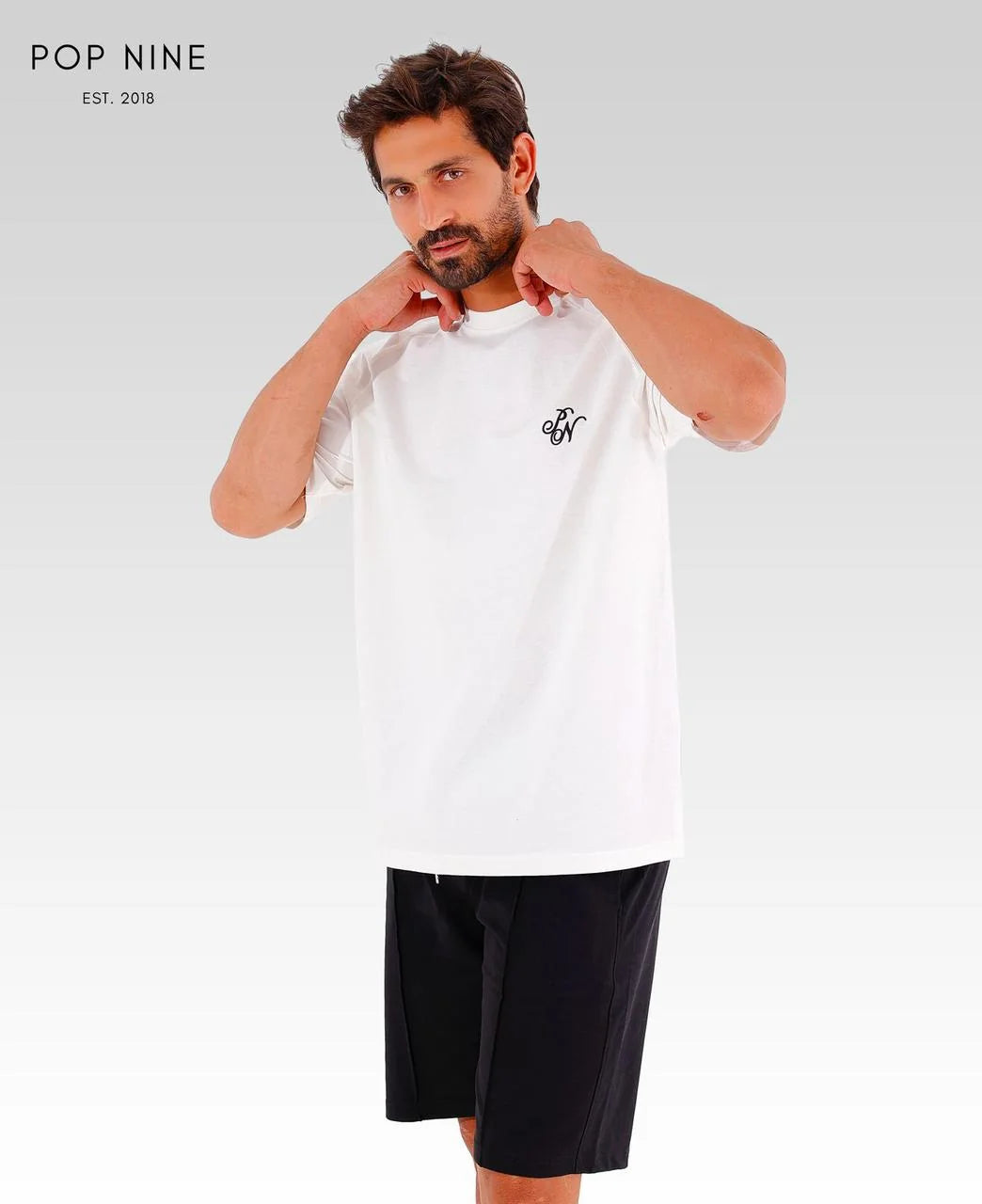 Popnine Suit Tee | Off White | 1