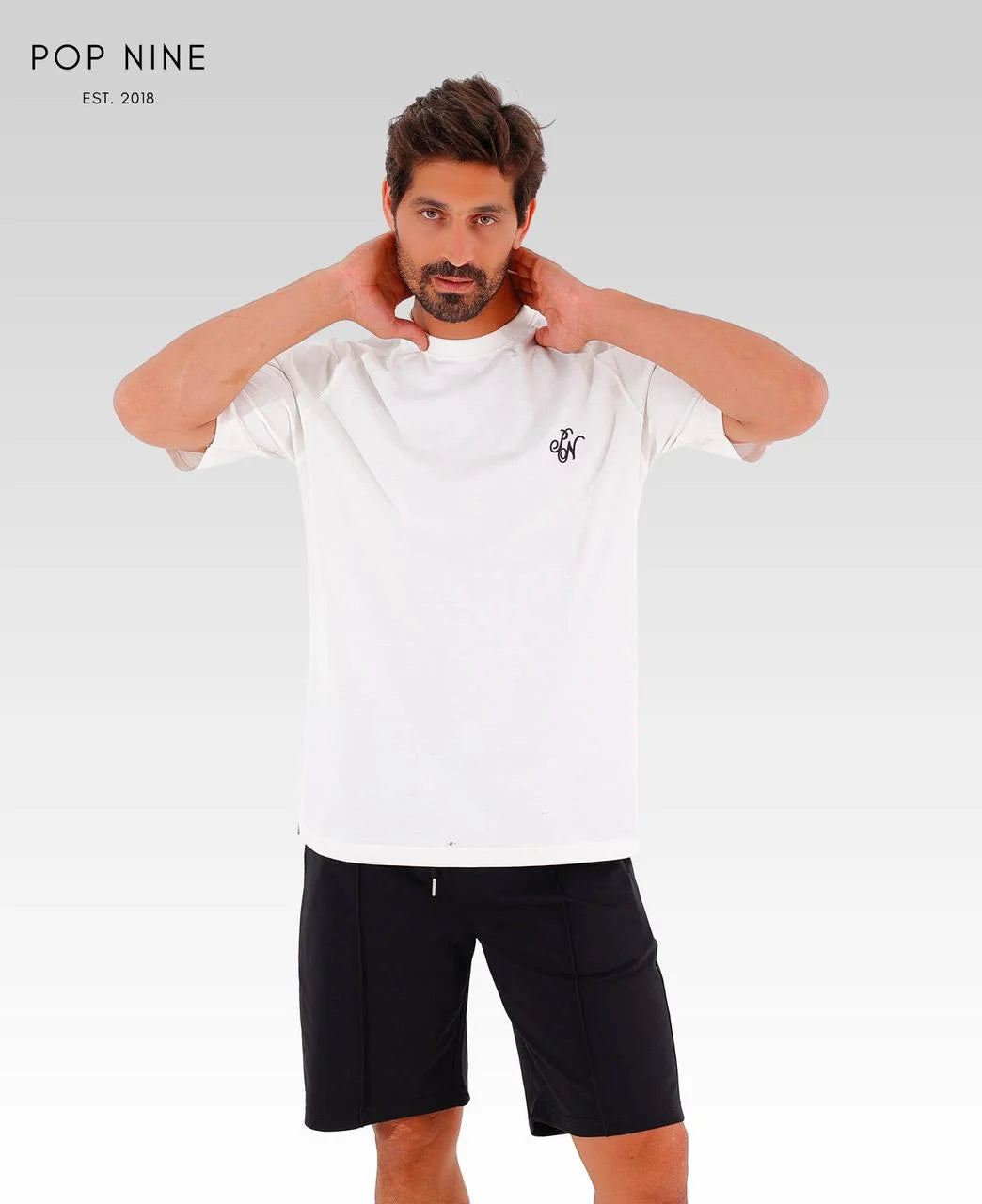 Popnine Suit Tee | Off White | 3