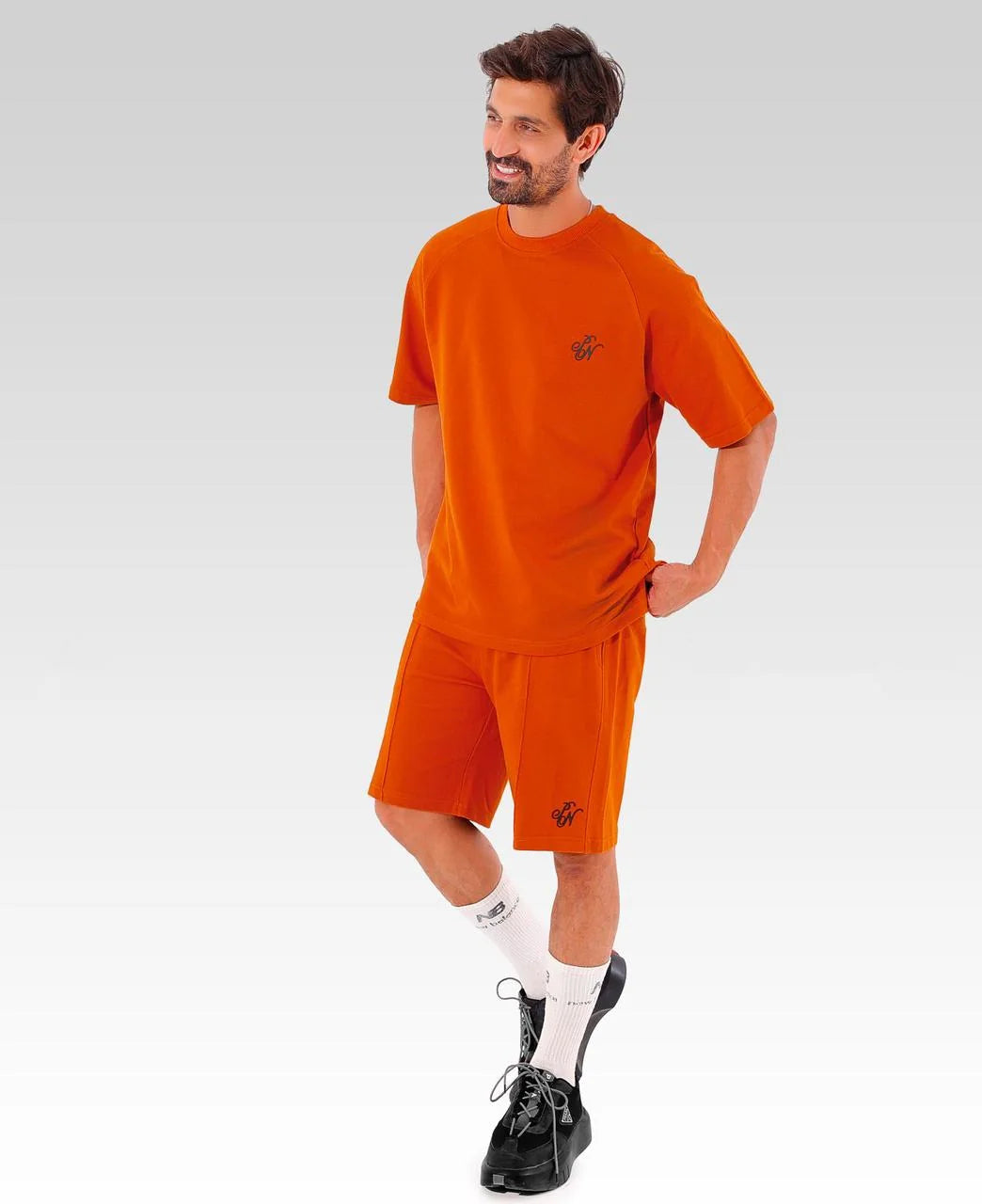 Popnine Suit Tee | Burnt Orange | 3