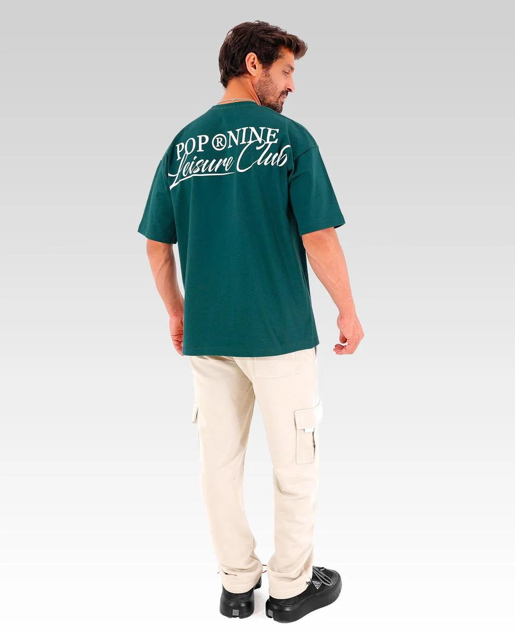 Leisure Club Tee | Pine Green | 2