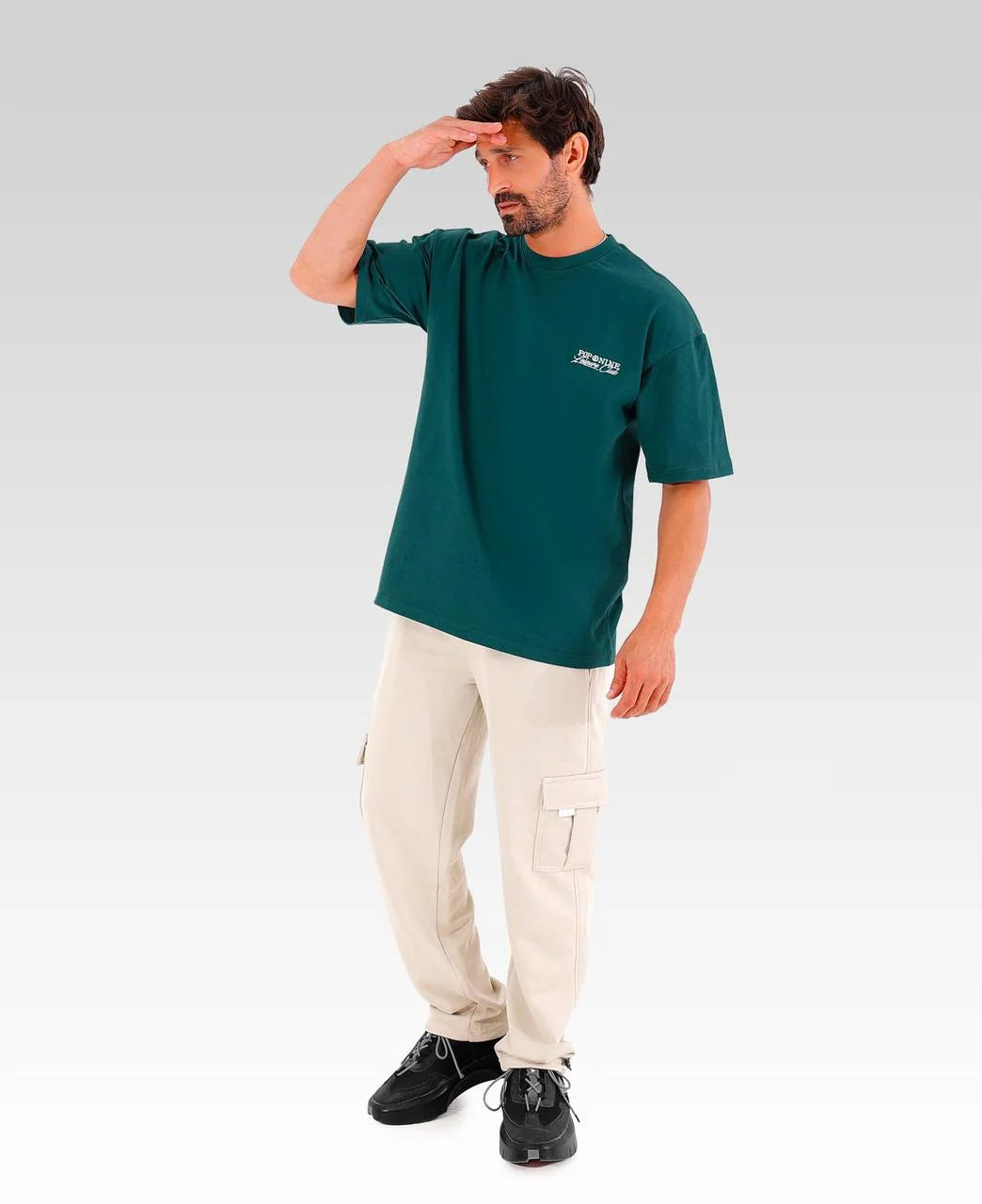 Leisure Club Tee | Pine Green | 1