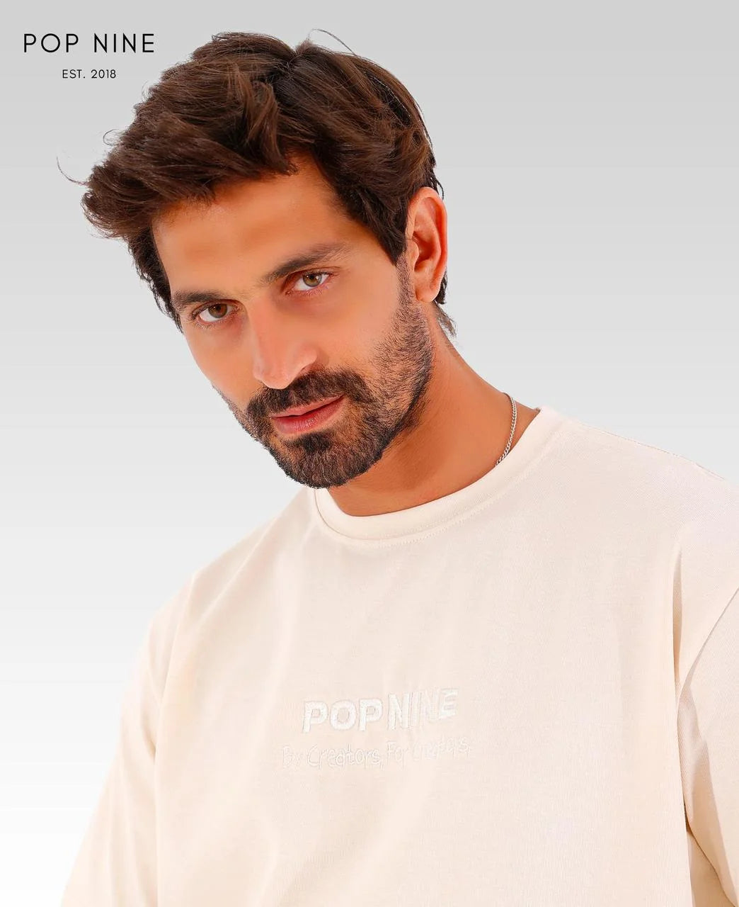 Popnine Creators Tee | Cream | 2