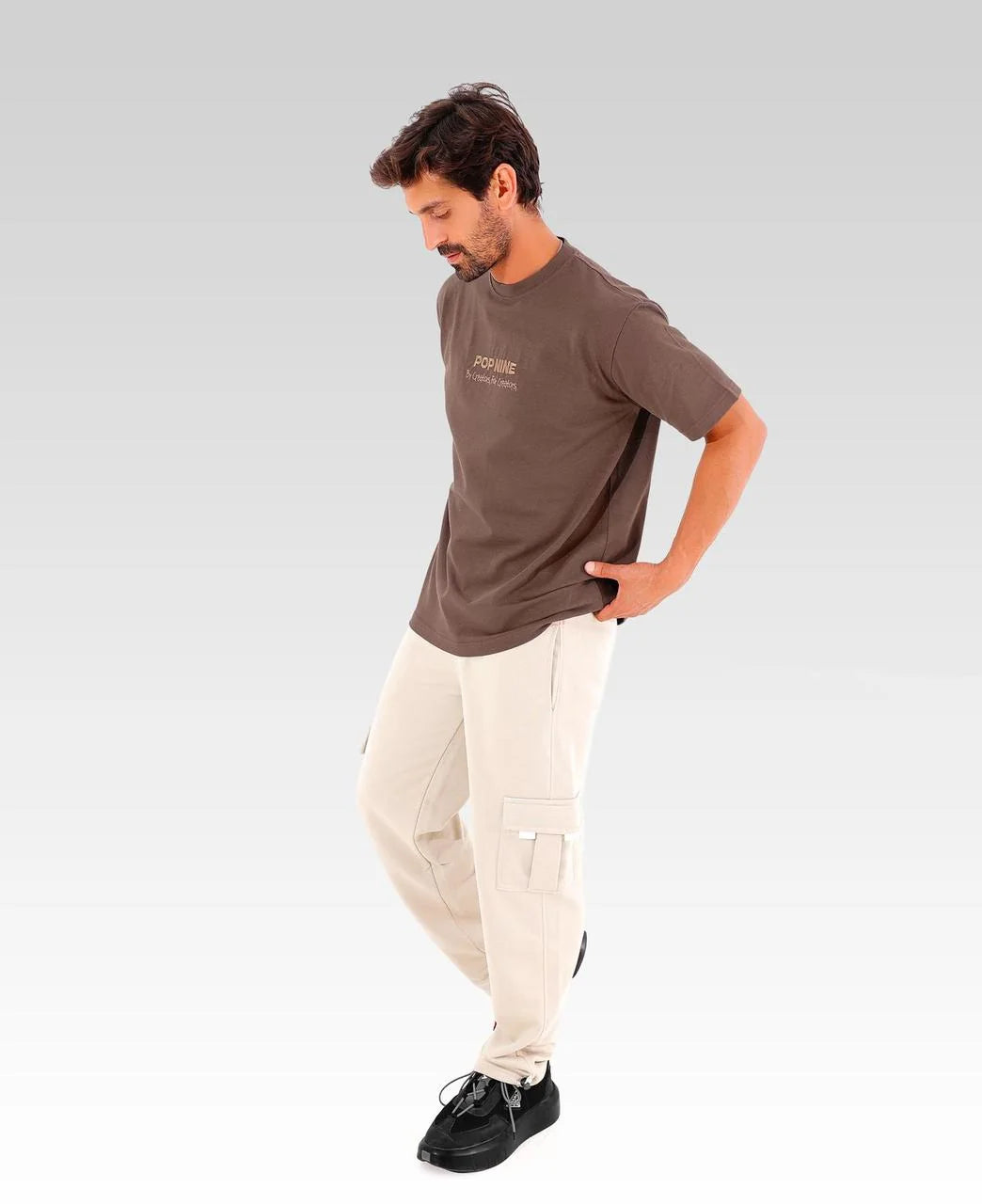 Popnine Creators Tee | Coffee Brown | 3